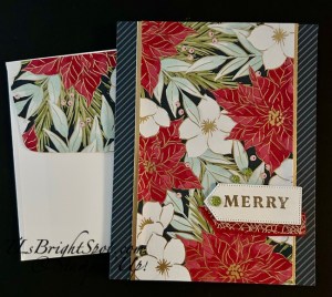 Stampin' Up! Traditions of Christmas card & envelope