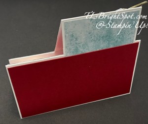 Stampin' Up! Bauble Blooms Step Panel card back