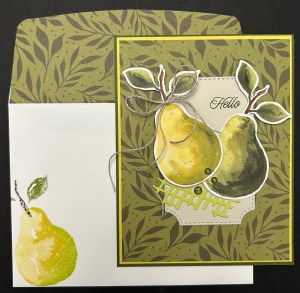 Stampin' Up! Perfectly Pearas card & envelope