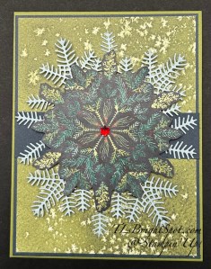 Stampin' Up! Delicate Pines Christmas Card front