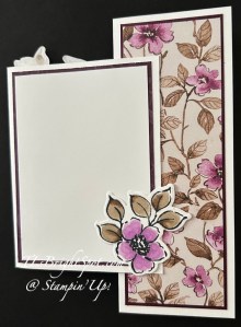 Stampin' Up! Charming Day Multi Panel Fun Fold right side view card 1