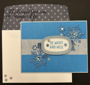 Stampin' Up! Snowflake Kisses card & envelope