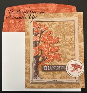 Stampin' Up! Sep Fall for Toile PP, card 1