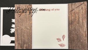 Stampin' Up! Sep Fall for Toile PP Alternate card 3 inside