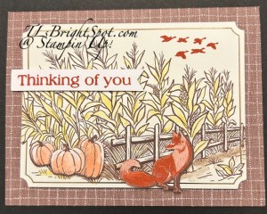 Stampin' Up! Sep Fall for Toile PP card front 7