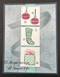 Stampin' Up! Gift of Joy & Peaceful Garden card front