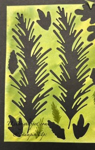 Stampin' Up! Christmas Greenery Dies and watercolor paper