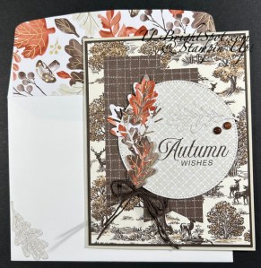 Stampin' Up! Amber Autumn card & envelope