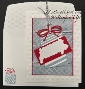 Stampin' Up! Card 2 w/ Patterned Tags Dies card & envelope