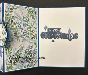 Stampin' Up! Peace On Earth Bundle w/ Winter Meadow DSP card inside