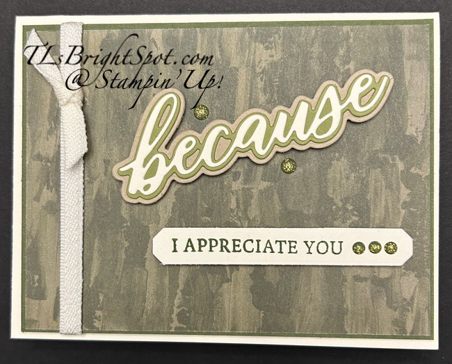 Stampin' Up! Words of Beauty card front