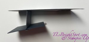 Stampin' Up! Peaceful Garden Z fun fold, top view