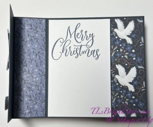 Stampin' Up! Peaceful Garden Z fold inside