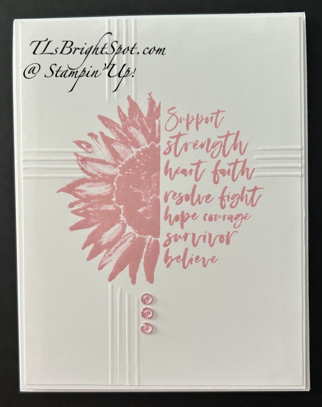 Stampin' Up! Love & Courage card front