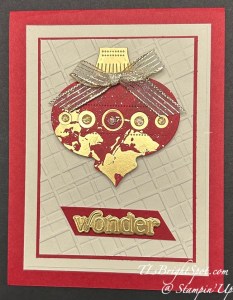 Stampin' Up! Ornamental Christmas card 3