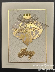 Stampin' Up! Ornamental Christmas card 2