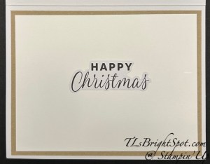 Stampin' Up! Oct PP Cozy C'mas 3rd set, Happy Christmas