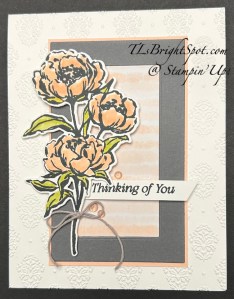 Stampin' Up! Gallery Blooms in Petal Pink card front