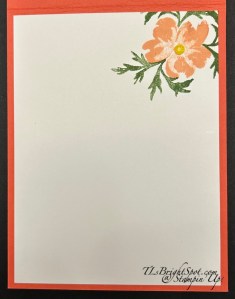 Stam[pin' Up! Petals of Beauty inside card 1