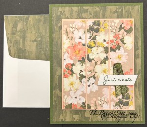 Stampin' Up! Brushed with Beauty with Mossy Meadow
