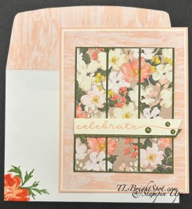 Stampin' Up! Brushed with Beauty card & envelope card 2 - Petal Pink