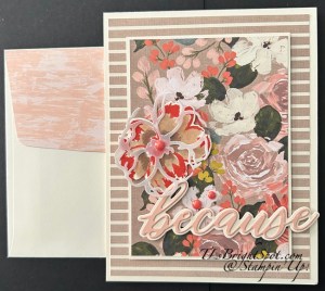 Stampin' Up! 11/06 hop Brushed with Beauty card & envelope