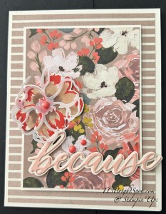 Stampin' Up! Brushed with Beauty card front