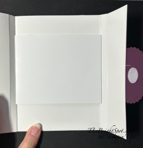 Stampin' Up! Mini Notepad holder inside without notepad