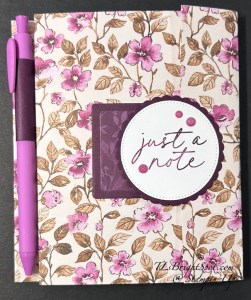 Stampin' Up! Floral Charm Mini Notepad