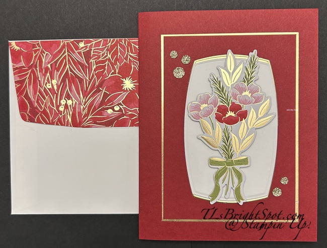 Stampin' Up! Traditions of Christmas SDSP card & envelope