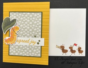 Stampin' Up! Sweet Bugs card & envelope front
