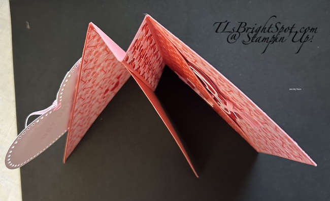 Stampin' Up! Endless Love Fun Fold, card standing