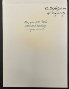 Stampin' Up! Prayers & Promises inside card 4