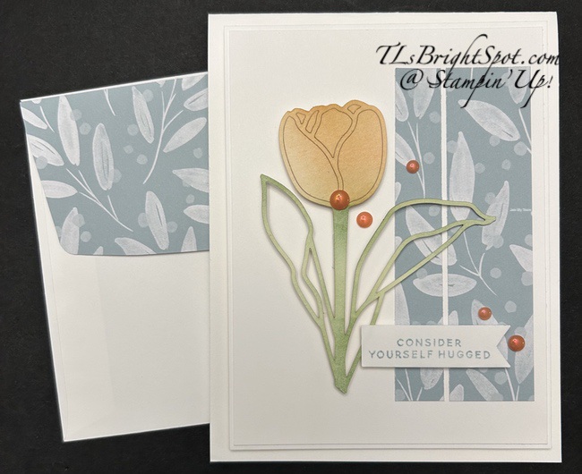 Stampin' Up! Covered in Flower Accents card 4 & envelope