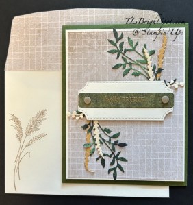 Stampin' Up! Delicate Wishes card & envelope