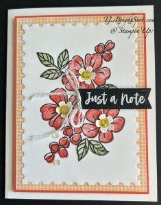 Stampin' Up! Fragrant Layers card front