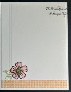 Stampin' Up! Fragrant Layers inside card