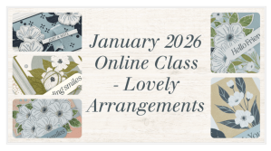 Stampin' Up! January ONLINE Class