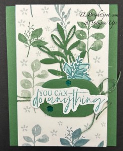 Stampin' Up! Greenery Lane card front