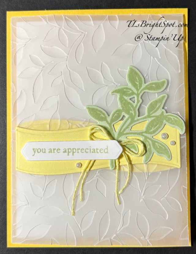Stampin' Up! Paradise Garden for the Happy Inkin' Thursday Blog