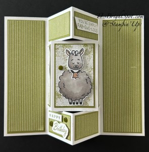 Stampin' Up! pop up gatefold card front again