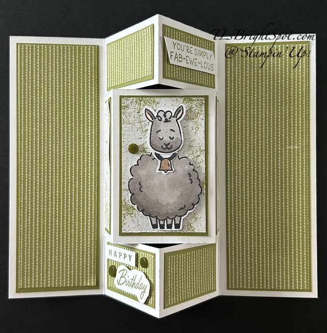 Stampin' Up Pop Up Gatefold Birthday card front