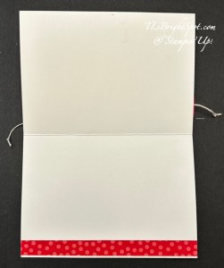 Stampin' Up! Endless Love notecard, inside