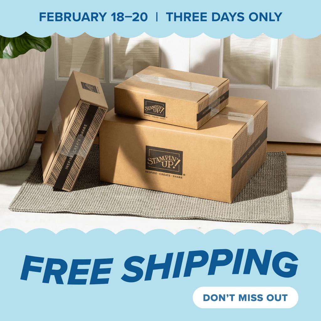 Stampin' Up! FREE SHIPPING!