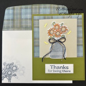 Stampin' Up! Pop-Up Petals card & envelope