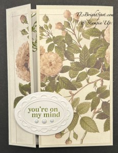 Stampin' Up! Beautiful Gallery off-set gatefold