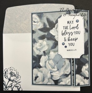 Stampin' Up! Beautiful Gallery off-set gatefold card & envelope 2