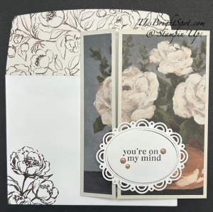 Stampin' Up! Beautiful Gallery off-set gatefold card & envelope 4