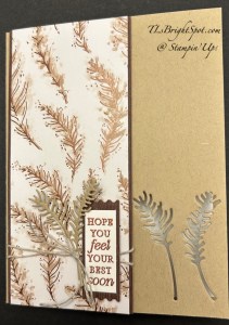 Stampin' Up! Delicate Wishes Feel Better Card front