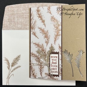 Stampin' Up! Delicate Wishes card & envelope